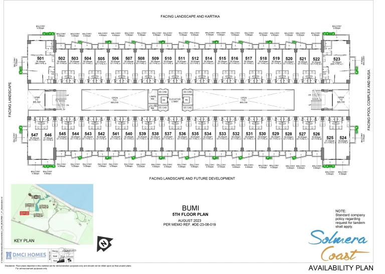 Bumi 5th Floor Plan