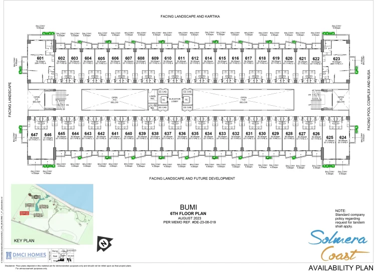 Bumi 6th Floor Plan