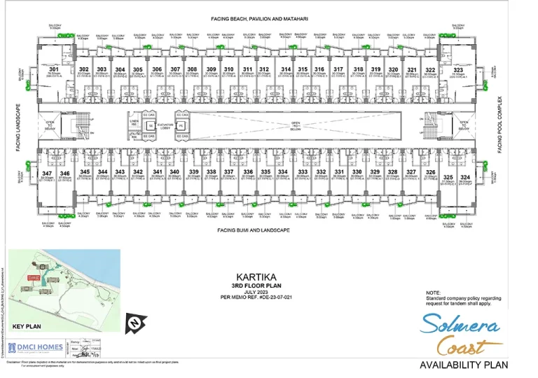 Kartika 3rd Floor Plan