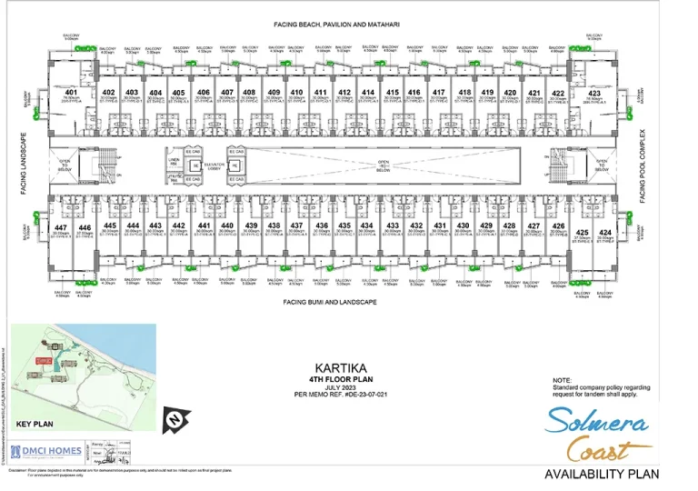 Kartika 4th Floor Plan