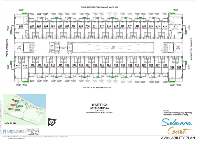 Kartika 6th Floor Plan