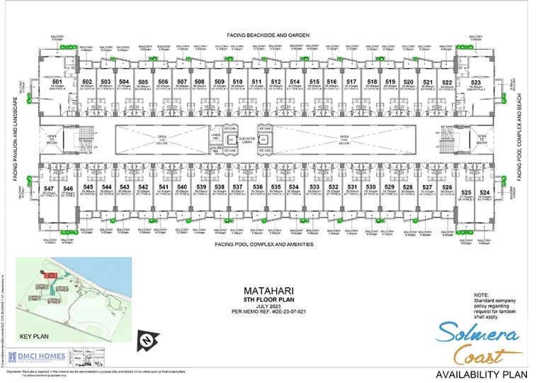 Matahari 5th Floor Plan