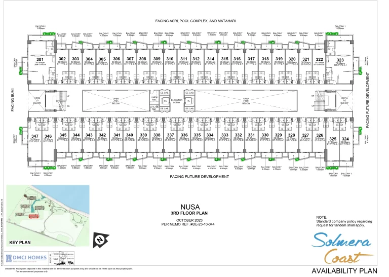 Nusa 3rd Floor Plan