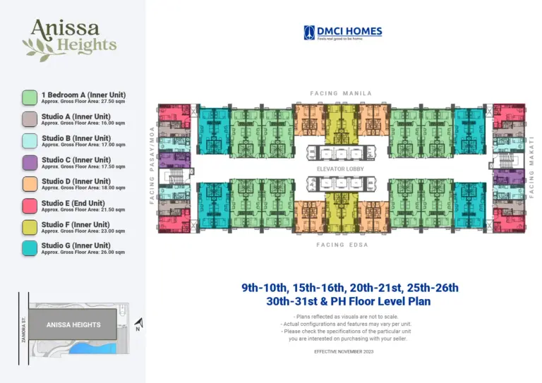 AP_9-10 15-16 20-21 25-26 30-31 PH Floor Level Plan