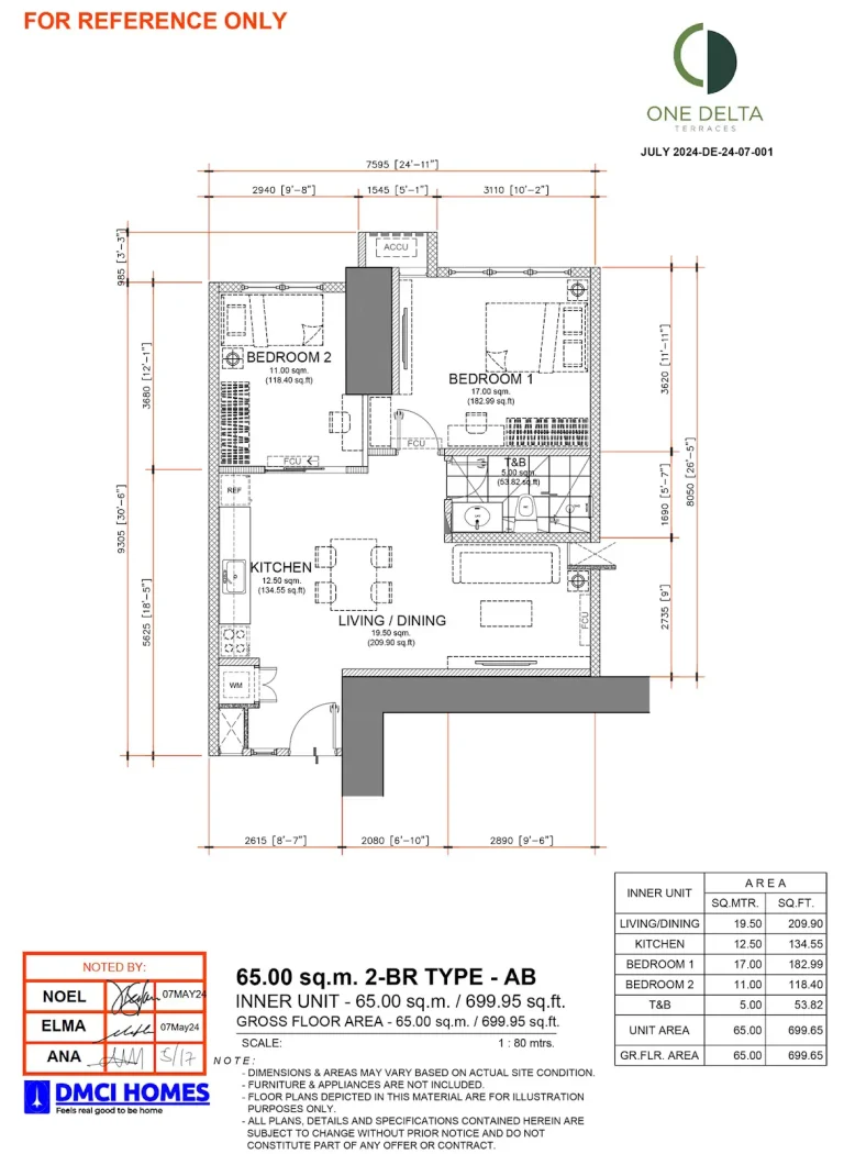 One-Delta-Terraces-2BR-Type-AB