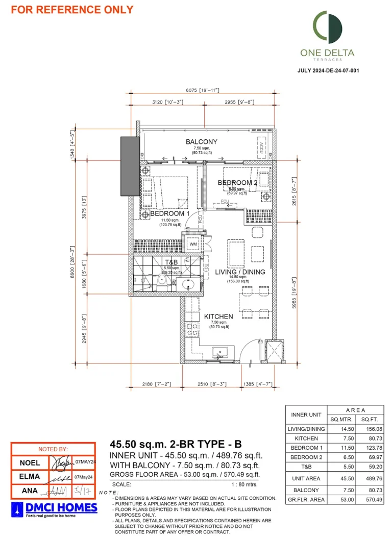 One-Delta-Terraces-2BR-Type-B