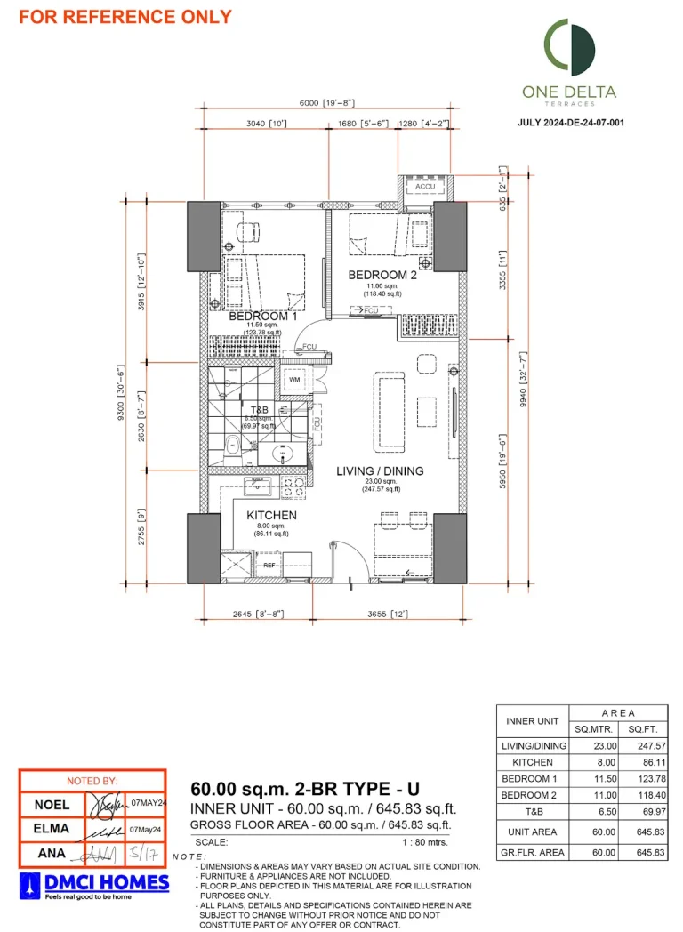 One-Delta-Terraces-2BR-Type-U