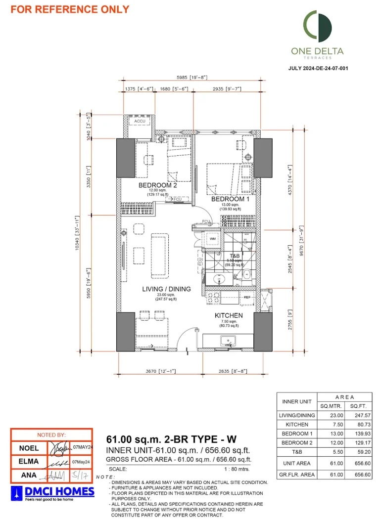 One-Delta-Terraces-2BR-Type-W