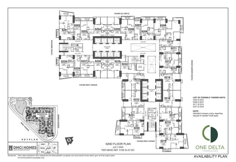 One-Delta-Terraces-52nd-Floor-Plan